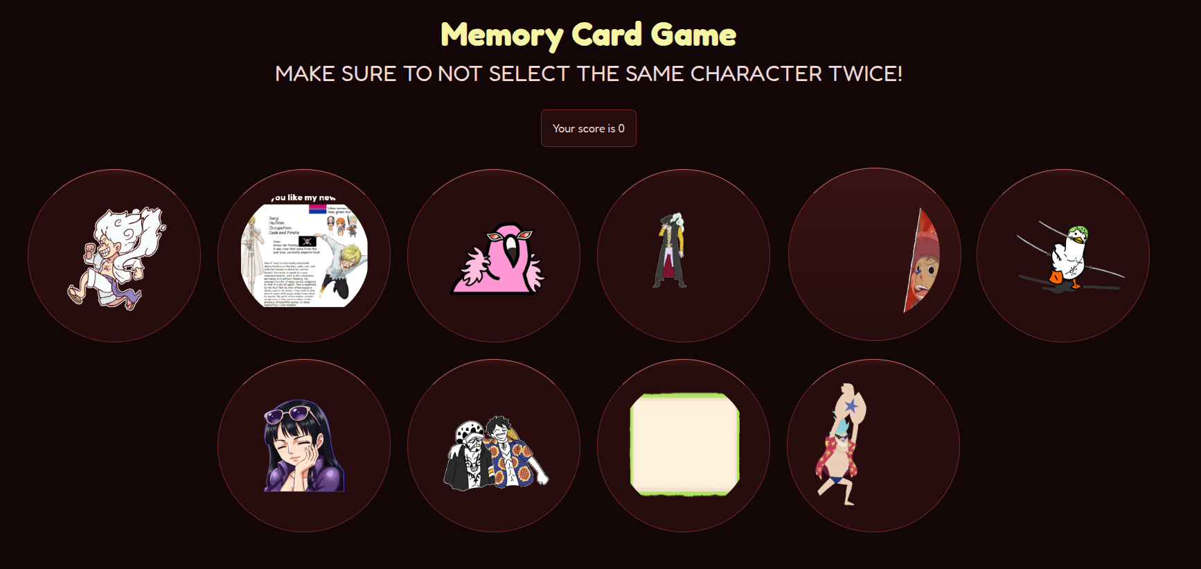 Memory Game